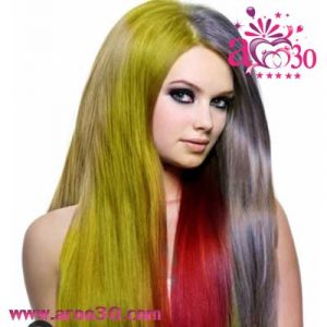 هماهنگی آرایش صورت با رنگ مو