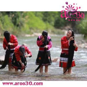 زنانی با بلندترین موهای سر جهان